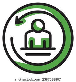 illustration of a icon help center
