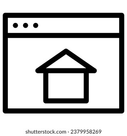 ilustración de una casa de iconos