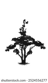 ícone de ilustração imagem de uma árvore sem fundo