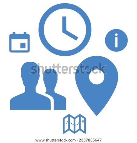 illustration of a icon infomation