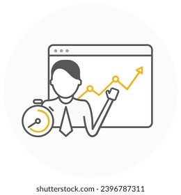 illustration of a icon instant
