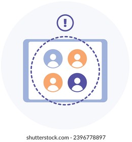 illustration of a icon internal security 
