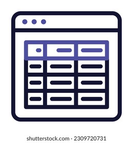 illustration of a icon internet