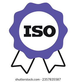illustration of a icon iso 