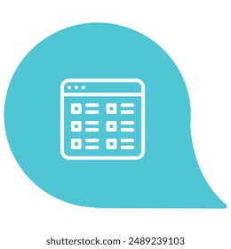 illustration of a icon layout