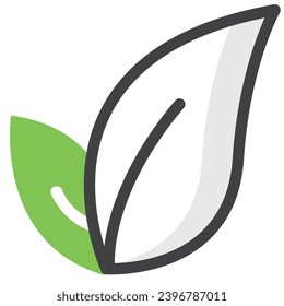 illustration of a icon leaf