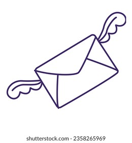 illustration of a icon letter 