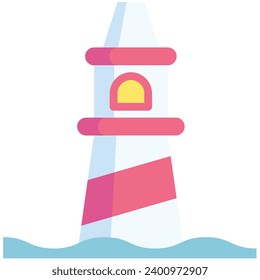 illustration of a icon lighthouse