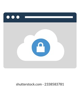 illustration of a icon live security Privacy 