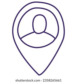 illustration of a icon location