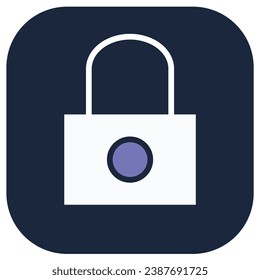 illustration of a icon lock