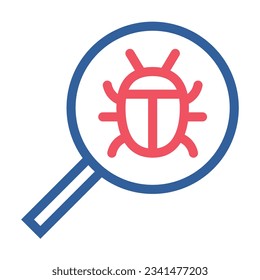 illustration of a icon log bug 