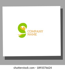 Illustration icon logo company letter S simple and modern Vextor