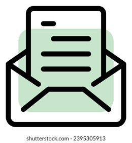 illustration of a icon mailbox