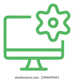 illustration of a icon it management 