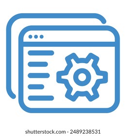 ilustración de una administración de iconos