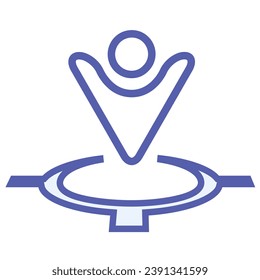 illustration of a icon map pointer