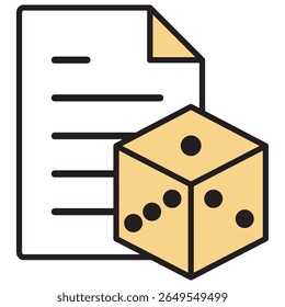 Illustration Icon Material : Business Document File