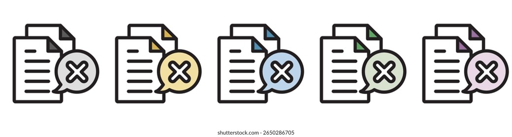 Ícone de Ilustração Material: Arquivo de Documento Comercial