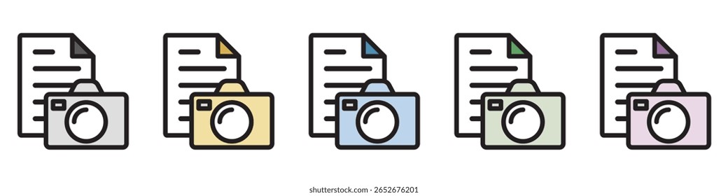 Ícone de Ilustração Material: Arquivo de Documento Comercial