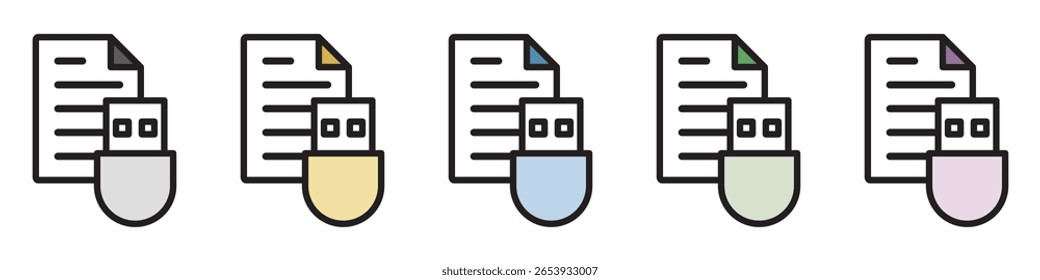 Illustration Icon Material : Business Document File
