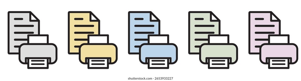 Ícone de Ilustração Material: Arquivo de Documento Comercial