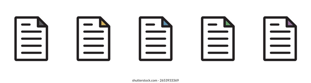 Illustration Icon Material : Business Document File