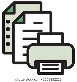 Ícone de Ilustração Material: Arquivo de Documento Comercial