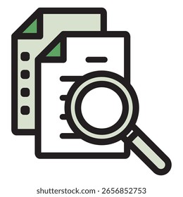 Illustrationssymbolmaterial: Geschäftsdokumentdatei