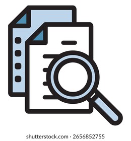 Ícone de Ilustração Material: Arquivo de Documento Comercial