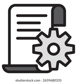 Ícone de Ilustração Material: Arquivo de Documento Comercial