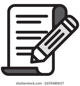 Illustration Icon Material : Business Document File