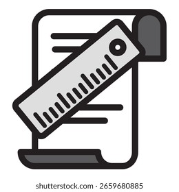 Illustrationssymbolmaterial: Geschäftsdokumentdatei
