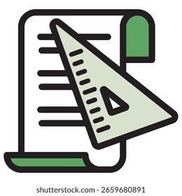 Ícone de Ilustração Material: Arquivo de Documento Comercial