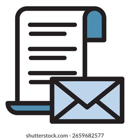 Ícone de Ilustração Material: Arquivo de Documento Comercial