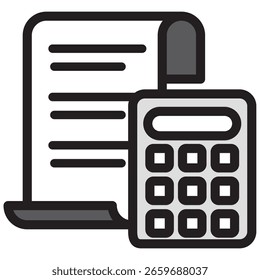 Ícone de Ilustração Material: Arquivo de Documento Comercial