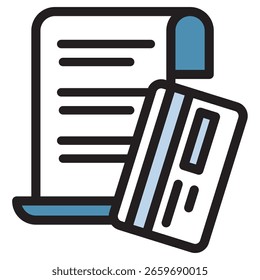 Illustration Icon Material : Business Document File