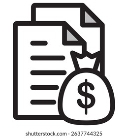 Illustration Icon Material ： Document File