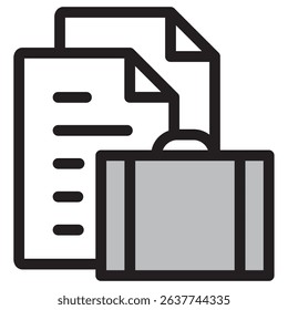 Illustration Icon Material ： Document File