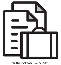 Illustration Icon Material ： Document File