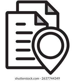 Illustration Icon Material ： Document File