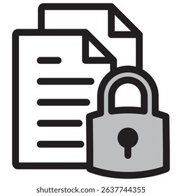 Illustration Icon Material ： Document File