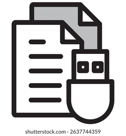 Illustration Icon Material ： Document File