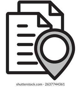 Illustration Icon Material ： Document File