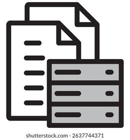 Illustration Icon Material ： Document File