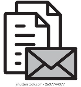 Illustration Icon Material ： Document File