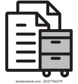 Illustration Icon Material ： Document File