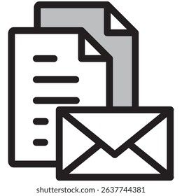 Illustration Icon Material ： Document File