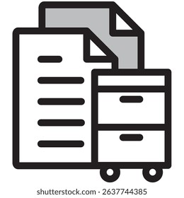 Illustration Icon Material ： Document File