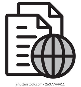 Illustration Icon Material ： Document File
